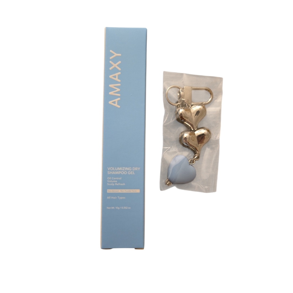 NWT Amaxy Volumizing Dry Shampoo Gel With Charm 10g New In Box